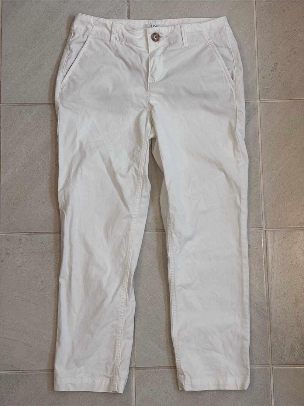 LOFT White Women's Chino Pants